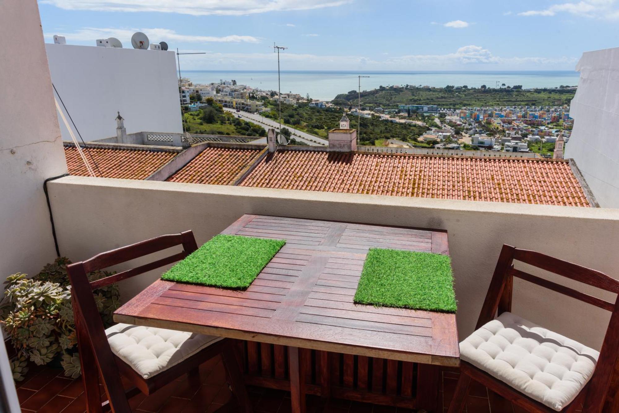 Hillside Studio With Sea View & Fibre Internet Albufeira Exterior photo